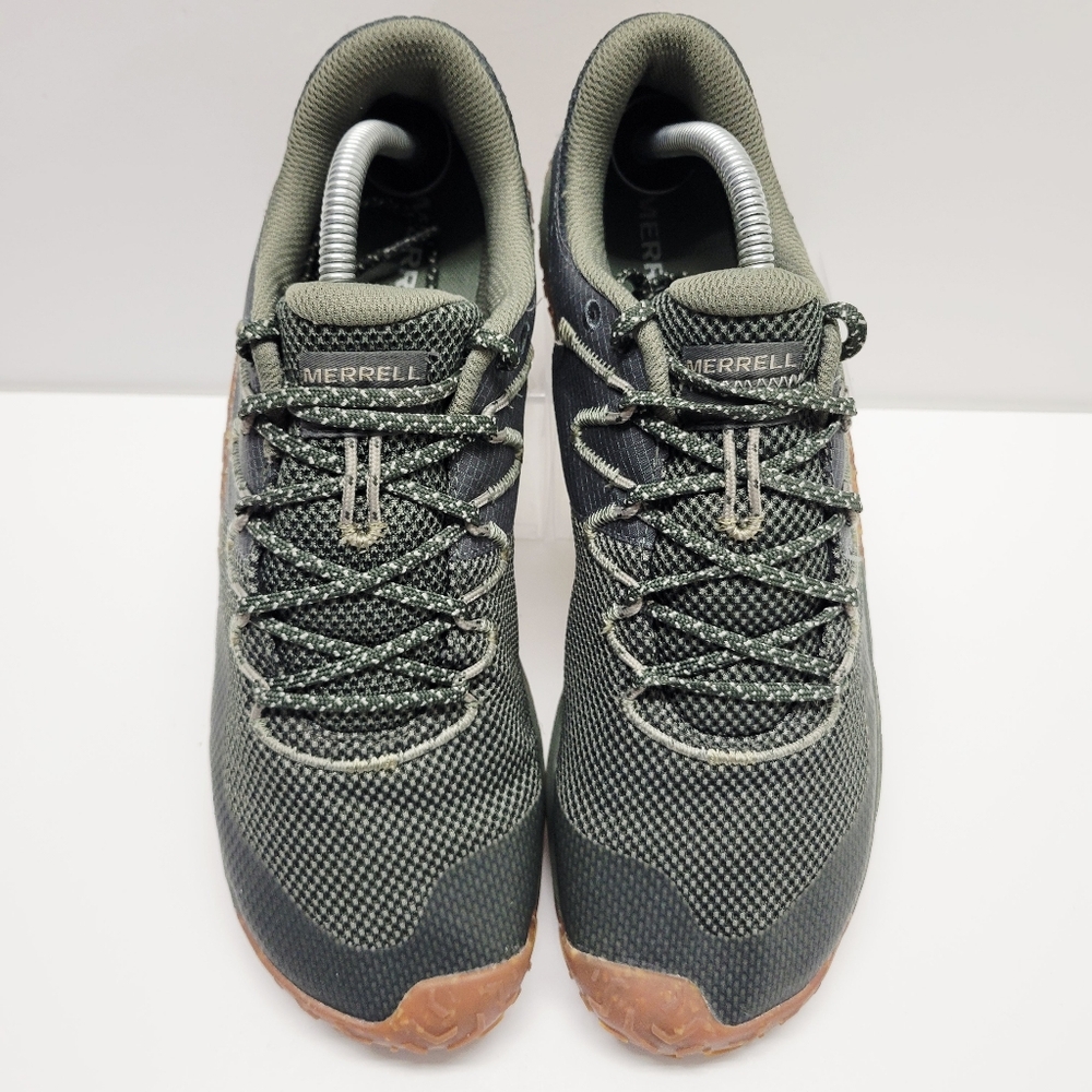 Merrell Trail Glove 7 Barefoot Hiking Shoes Men J067655 Pine Gum Vibram Size 10 - Picture 3 of 11